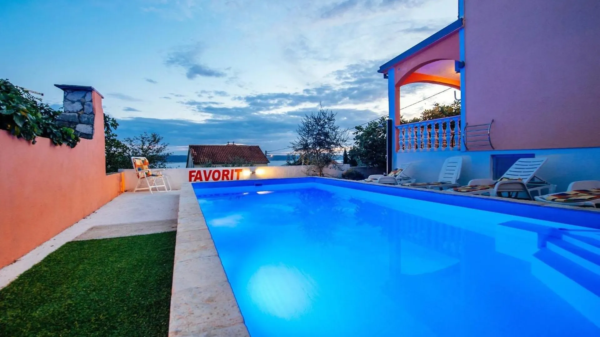 My Dalmatia - Holiday Home Favorit With Private Pool & Sea View Maslenica
