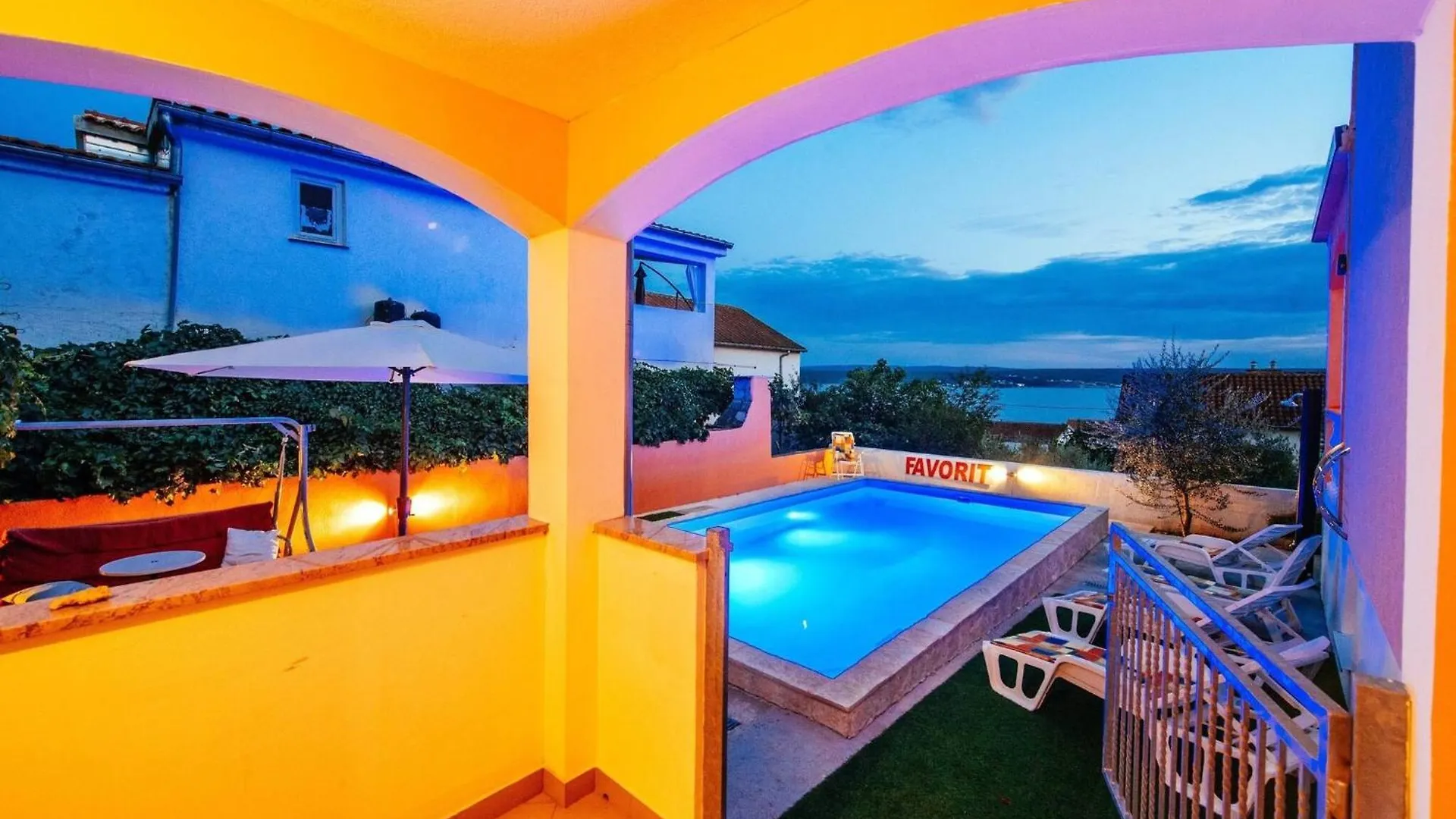 My Dalmatia - Holiday Home Favorit With Private Pool & Sea View Maslenica