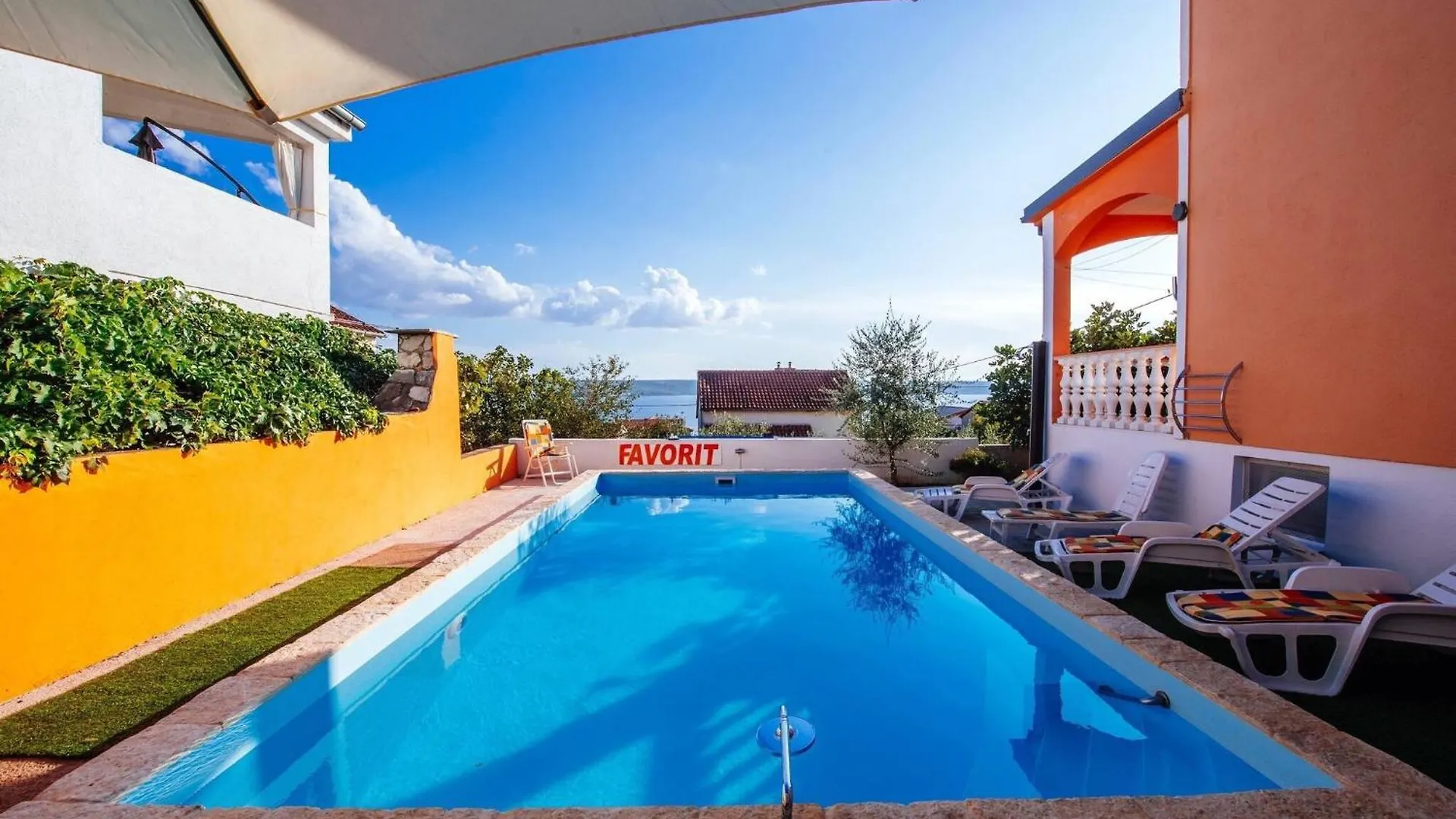 My Dalmatia - Holiday Home Favorit With Private Pool & Sea View Maslenica